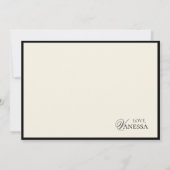 モダン ミニマル スクリプト ブライズメイド プロポーズ カード (裏面)