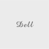 モダン ミニマル スタイリッシュ Dell デザイン シール (正面)