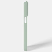モダン ミニマル セージグリーン 名前入り Case-Mate iPhoneケース (裏面 / 右)