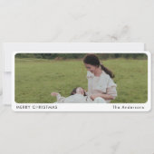 "モダン ミニマル パノラマ クリスマス フォト" (正面)