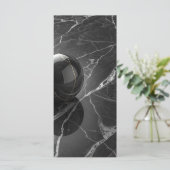 モダン ミニマル ピンクパープル ボーダー テンプレート (スタンド正面)