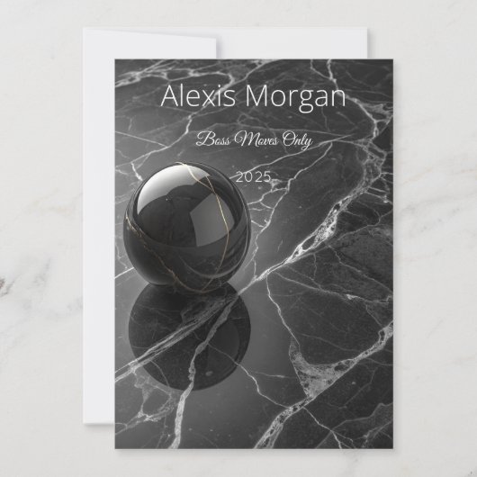 モダン ミニマル ピンクパープル ボーダー テンプレート (正面)