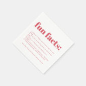 モダン ミニマル ピンク パンチ | 結婚に関する豆知識 スタンダードカクテルナプキン (角)