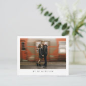 モダン ミニマル フォト エロープメント 案内ポストカード (スタンド正面)