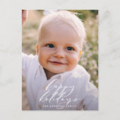 モダン ミニマル フォト クリスマス エレガント ホリデー (正面)