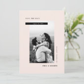 モダン ミニマル フォト セーブザデート (スタンド正面)