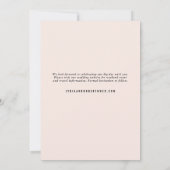 モダン ミニマル フォト セーブザデート (裏面)