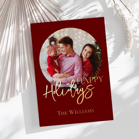 モダン ミニマル フォト ホリデー