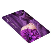 モダン ミニマル フォト 出生発表 マグネット (右側)