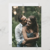 モダン ミニマル ブッシュピンク 招待状 (裏面)