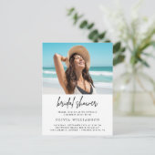 モダン ミニマル ブライダル シャワー 招待状 (スタンド正面)