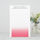 モダン ミニマル プロフェッショナル シンプル 便箋 (スタンド正面)