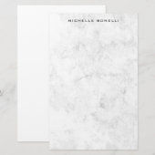 モダン ミニマル プロフェッショナル デザイン プレーン 便箋 (正面/裏面)