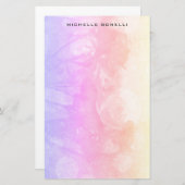 モダン ミニマル プロフェッショナル フラワーズ 便箋 (正面/裏面)