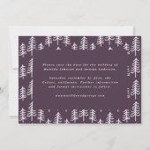 モダン ミニマル ラスティック マルチ フォト ウェディング セーブザデート (裏面)