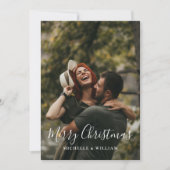 モダン ミニマル 写真 クリスマス スクリプト (正面)