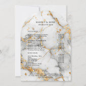 モダン, ミニマル，大理石，サロン価格表 招待状 (正面)