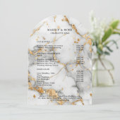 モダン, ミニマル，大理石，サロン価格表 招待状 (スタンド正面)