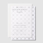 モダン ミニマル 新しい家の新築祝いパーティー ベラム紙招待状 (オフセット (招待状))