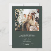 モダン ミニマル 明るいグリーンの写真 シーズンカード (裏面)