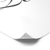 モダン ミニマル 白のキンセアニエラ フォト プロップ ポスター (角)