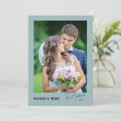 モダン ミニマル 結婚しました クリスマス おめでとう 新婚夫婦 (スタンド正面)