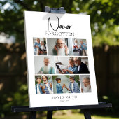 モダン ミニマル 追悼 オーダーメイド フォト コラージュ ポスター