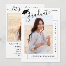 モダン ミニマル 2 フォト 卒業パーティー