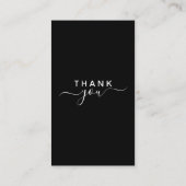 モダン ミニマル QR コード Google レビュー 名刺 (裏面)