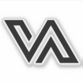 モダン ミニマル V A モノグラム シール (正面)
