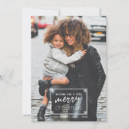 モダン&ミニマル Very Mery Crismas Photo シーズンカード