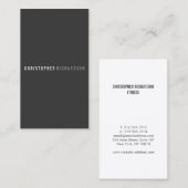 モダン&ミニマルNo.8名刺 名刺 (正面/裏面)