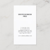 モダン&ミニマルNo.8名刺 名刺 (裏面)