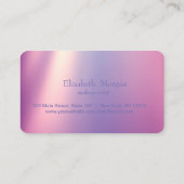 モダン メイクアップ ロイヤリティ カード (裏面)