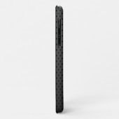モダン メタリック シルバー ブラック Case-Mate iPhoneケース (裏面/左)