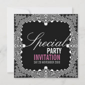 モダン・メディーバル・トライバル・フュージョン・パーティー招待状 招待状 (正面)