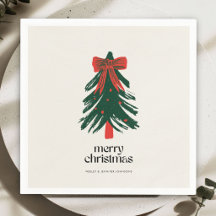 モダン メリークリスマス ペイントツリー ホリデー