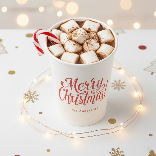 モダン メリークリスマス ペーパカップ 紙コップ
