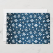 モダン メリークリスマス ラスティック 3 フォト グリーティング シーズンカード (裏面)