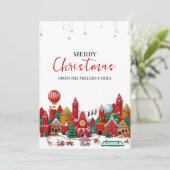 モダン メリークリスマス ワンダーランド シーズンカード (スタンド正面)