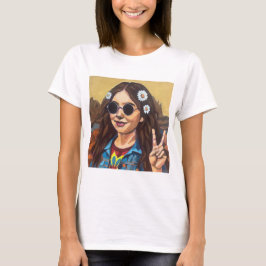 モダン・モナリザ絵画 - ダ・ヴィンチにインスパイアされたアート Tシャツ