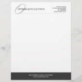 モダン&モノグエレガントラムカスタム レターヘッド (正面)