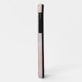 モダン モノグラムイニシャル ゴールドレター ターコイズ Case-Mate iPhoneケース (裏面/左)