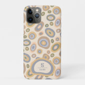 モダン・モノグラムフォンケース - アブストラクトデザイン Case-Mate iPhoneケース (裏)
