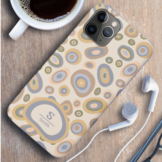 モダン・モノグラムフォンケース - アブストラクトデザイン Case-Mate iPhoneケース