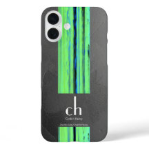 モダン・モノグラム・アブストラクトテクスチャiPhoneケース