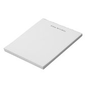 モダン モノグラム グレー 文房具 シンプル ノートパッド (回転)