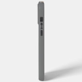 モダン モノグラム グレー Case-Mate iPhoneケース (裏面 / 左)