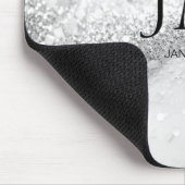 モダン,モノグラム,サロン,グリッター(模倣) マウスパッド (コーナー)