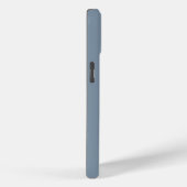 モダン モノグラム ダスティブルー Case-Mate iPhoneケース (裏面 / 右)